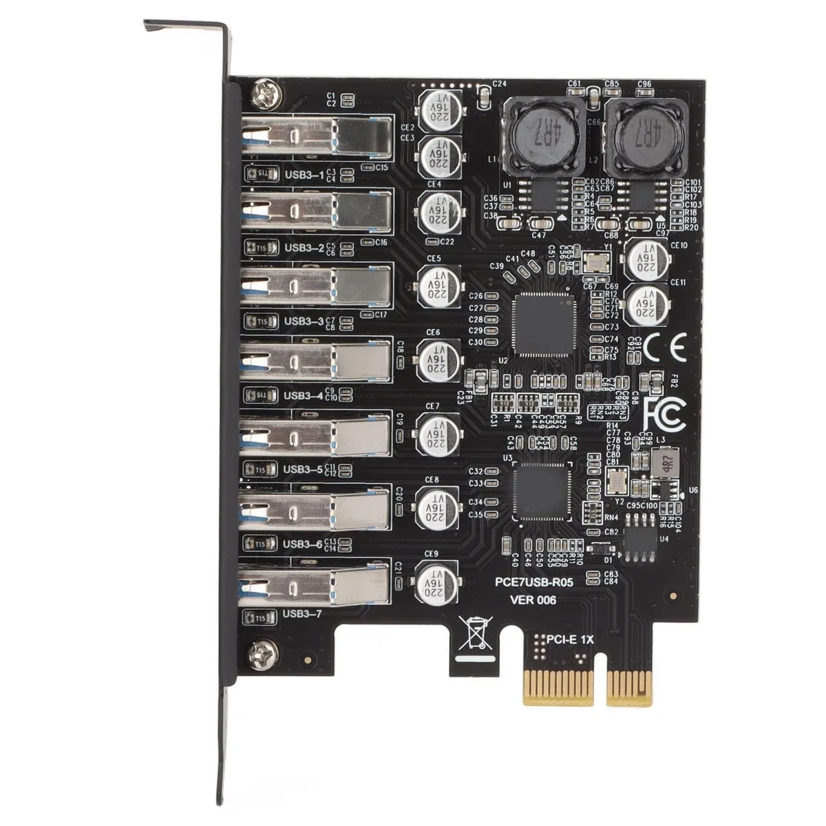 Bolton Technical Bolton Technical USB 3.2 Gen 1 PCIe Card 7 Port — product photo