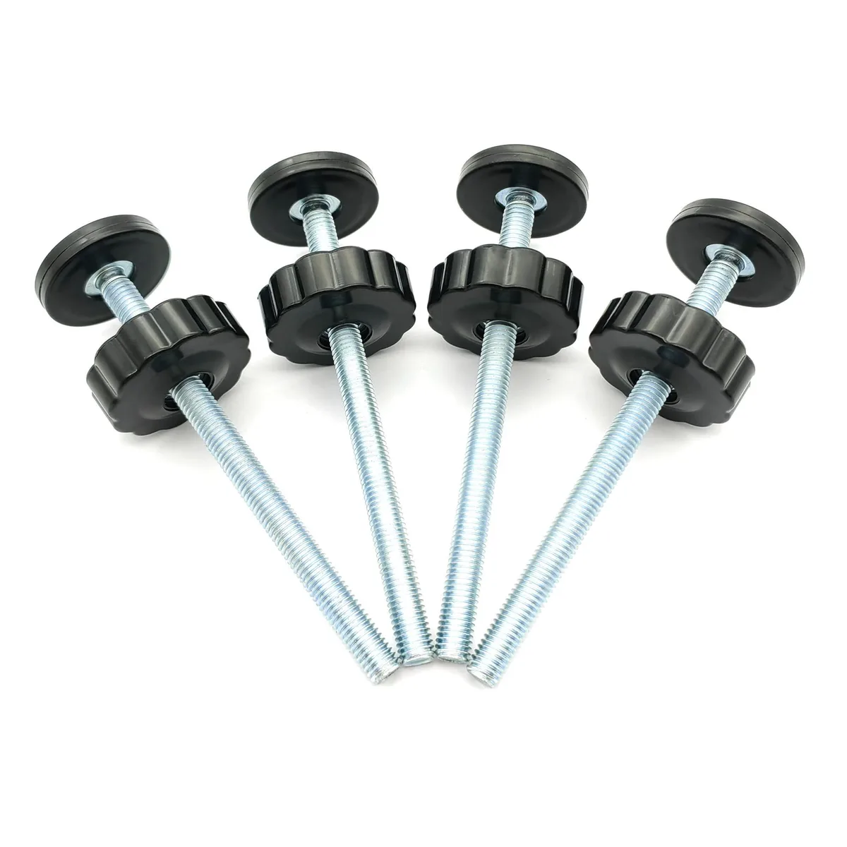  vmaisi M8-Black Fence Post Cap 4 Pack 12.4 cm Black — product photo