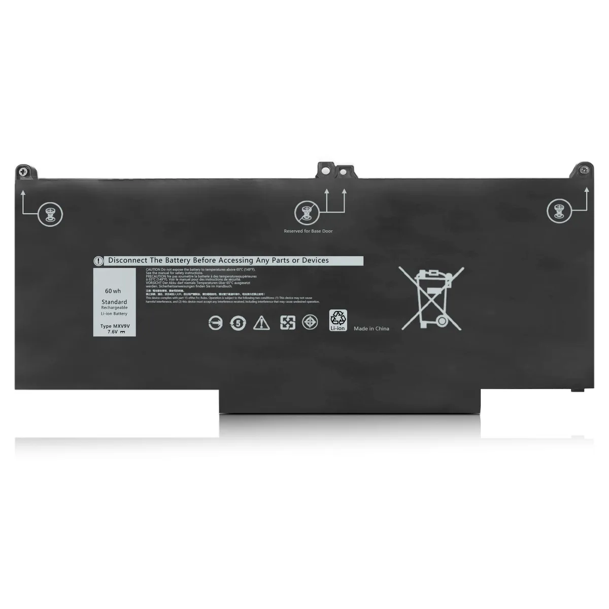 Damaite Damaite MXV9V 7.6V 60Wh laptop battery for Dell Latitude 5300 5310 7300 7400 — product photo