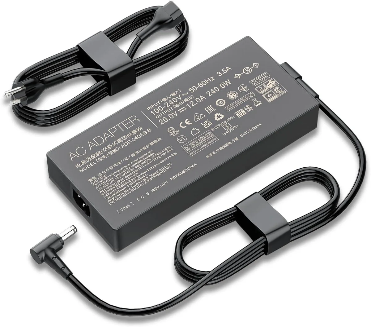 BASEUS BASEUS 240W AC Adapter ADP-240EB 6.0×3.7mm Tip — product photo