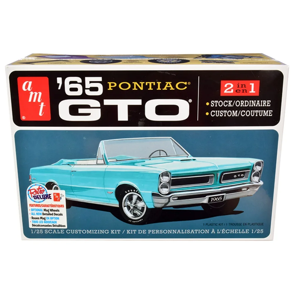 AMT AMT 1965 Pontiac GTO 1/25 Scale Model Kit — product photo
