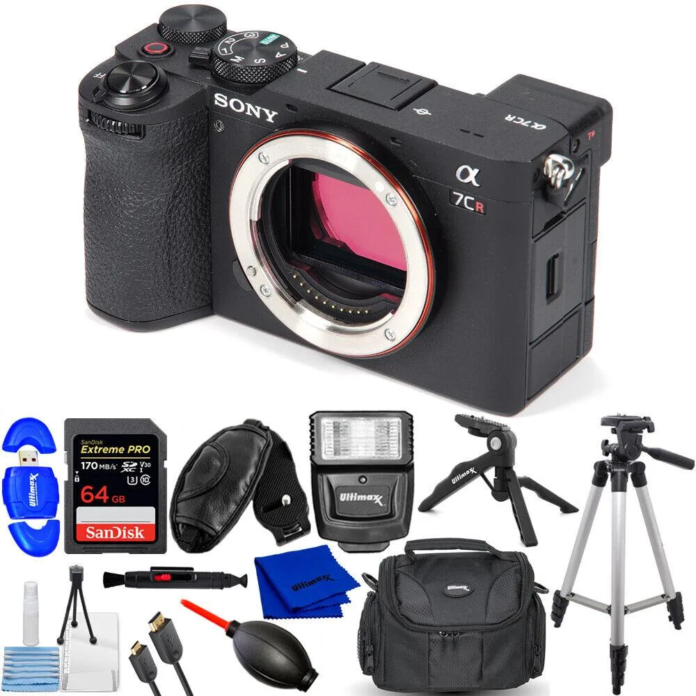 Sony Sony a7CR 61MP Compact Mirrorless Camera 12PC Bundle — product photo