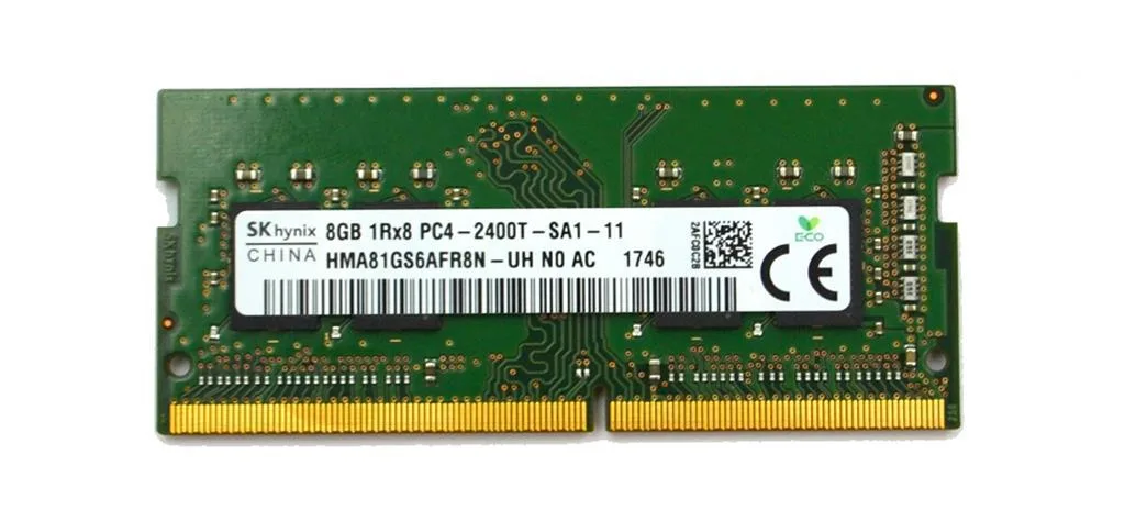 SK hynix SK hynix HMA81GS6AFR8N-UH_UA 8GB DDR4 2400MHz CL17 1Rx8 260-pin laptop RAM — product photo