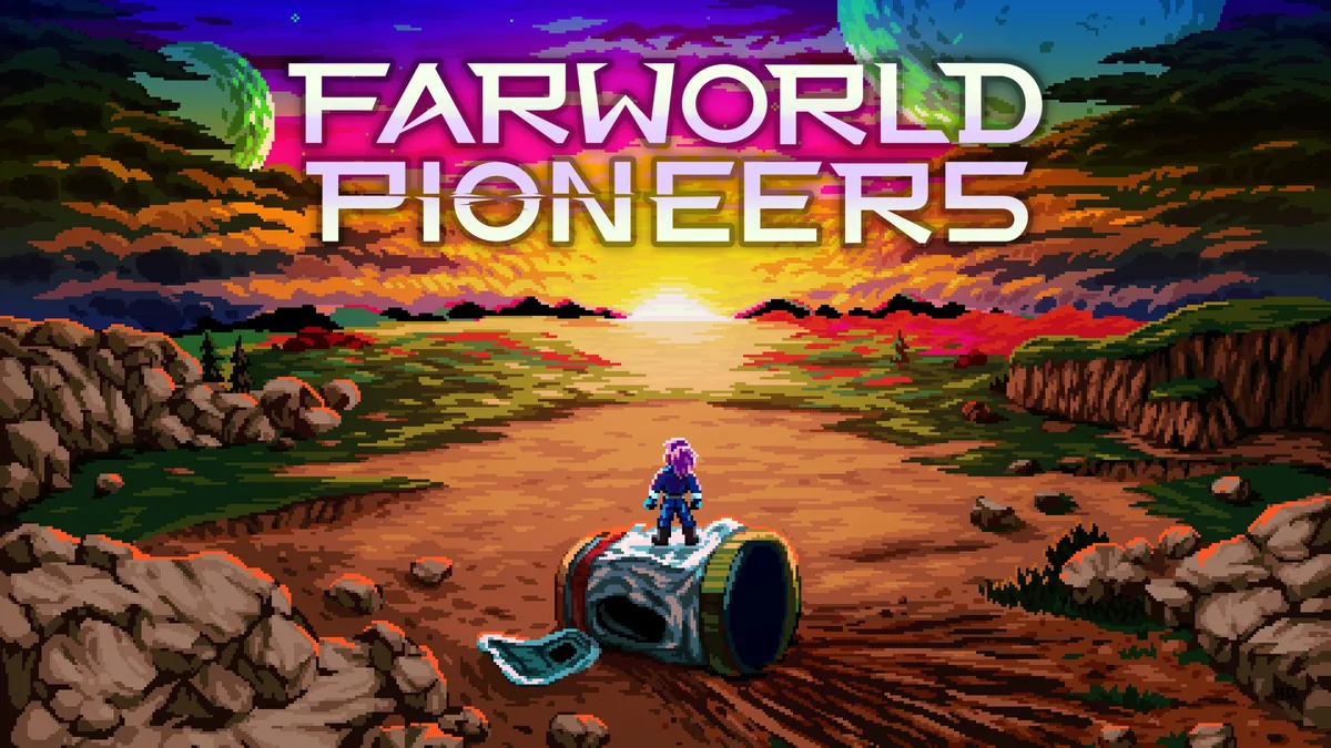 tinyBuild LLC tinyBuild LLC Farworld Pioneers PC Steam Downloadable Game — product photo