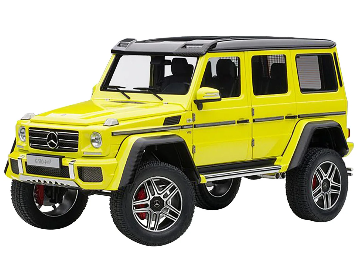 Autoart Autoart Mercedes Benz G500 4X4 2 Electric Beam Yellow 1/18 vehicle — product photo