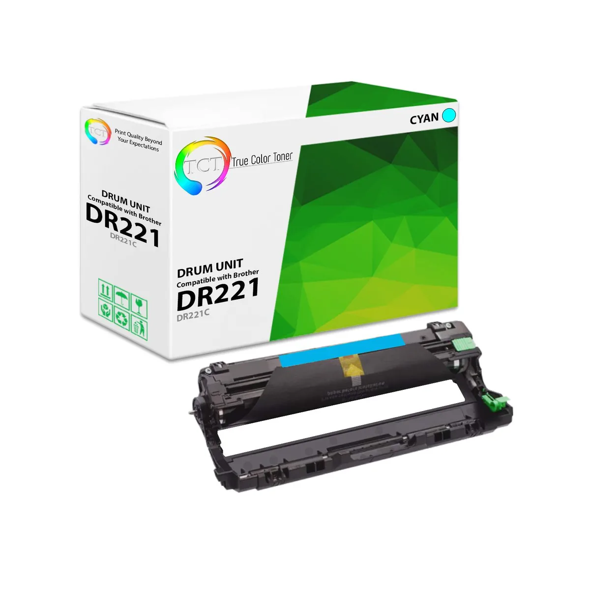 True Color Toner True Color Toner DR221C Cyan Drum Unit 12000 Pages — product photo