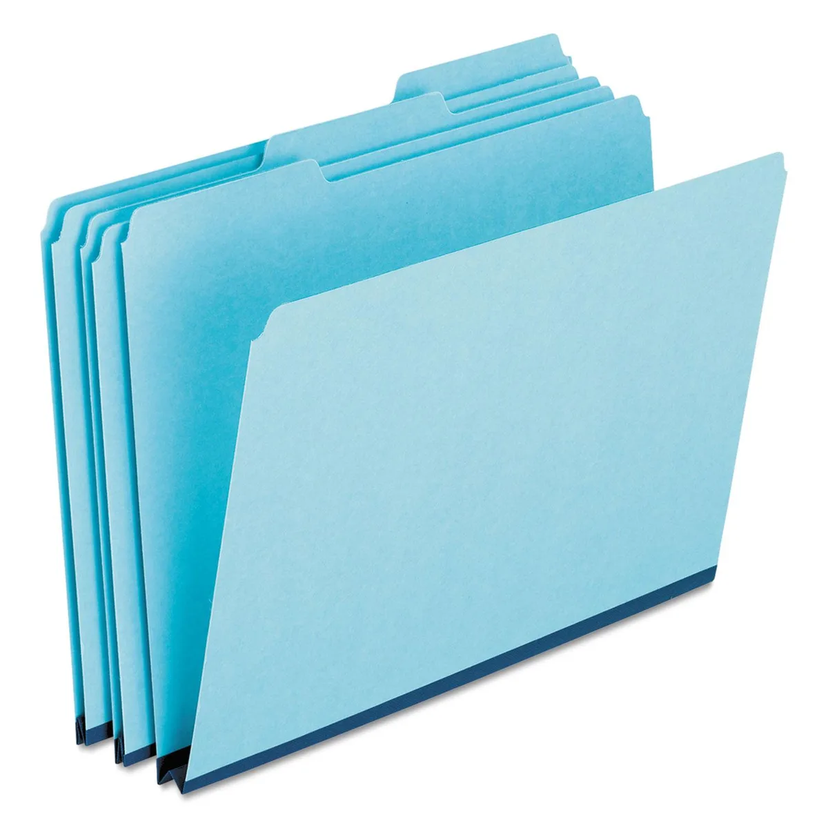 Pendaflex Essentials Pendaflex Essentials 9300T-1/3 Pressboard Expanding File Folder Legal Blue 25/Box accessory — product photo