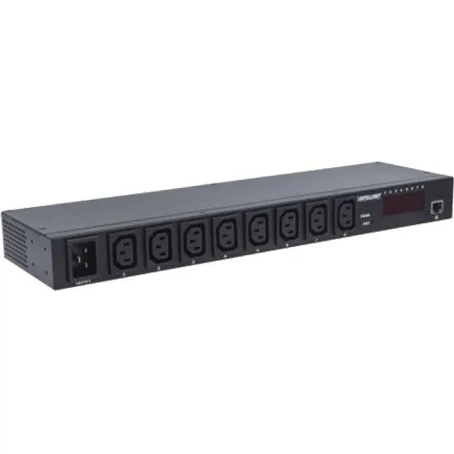 Intellinet Intellinet 163682 19" Switched Metered 8-Outlet PDU — product photo