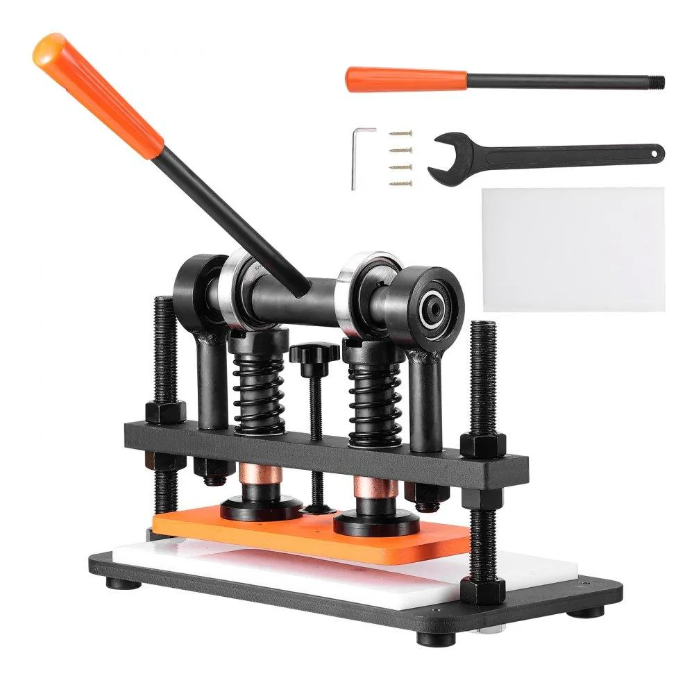 VEVOR VEVOR Leather Cutting Machine 10.2 x 4.7 in Embossing Plate 0.47 in Stroke — product photo