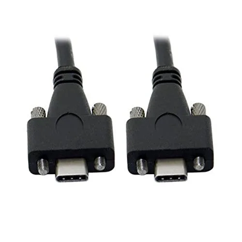 Fervit Fervit USB 3.1 Type-C Dual Screw Locking Cable 1.2m 10Gbps — product photo