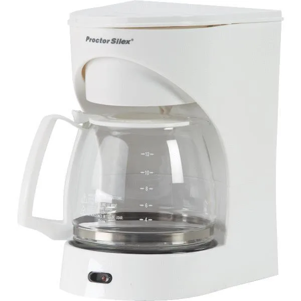 Hamilton Beach Hamilton Beach 43501G 12-cup automatic coffee maker white — product photo