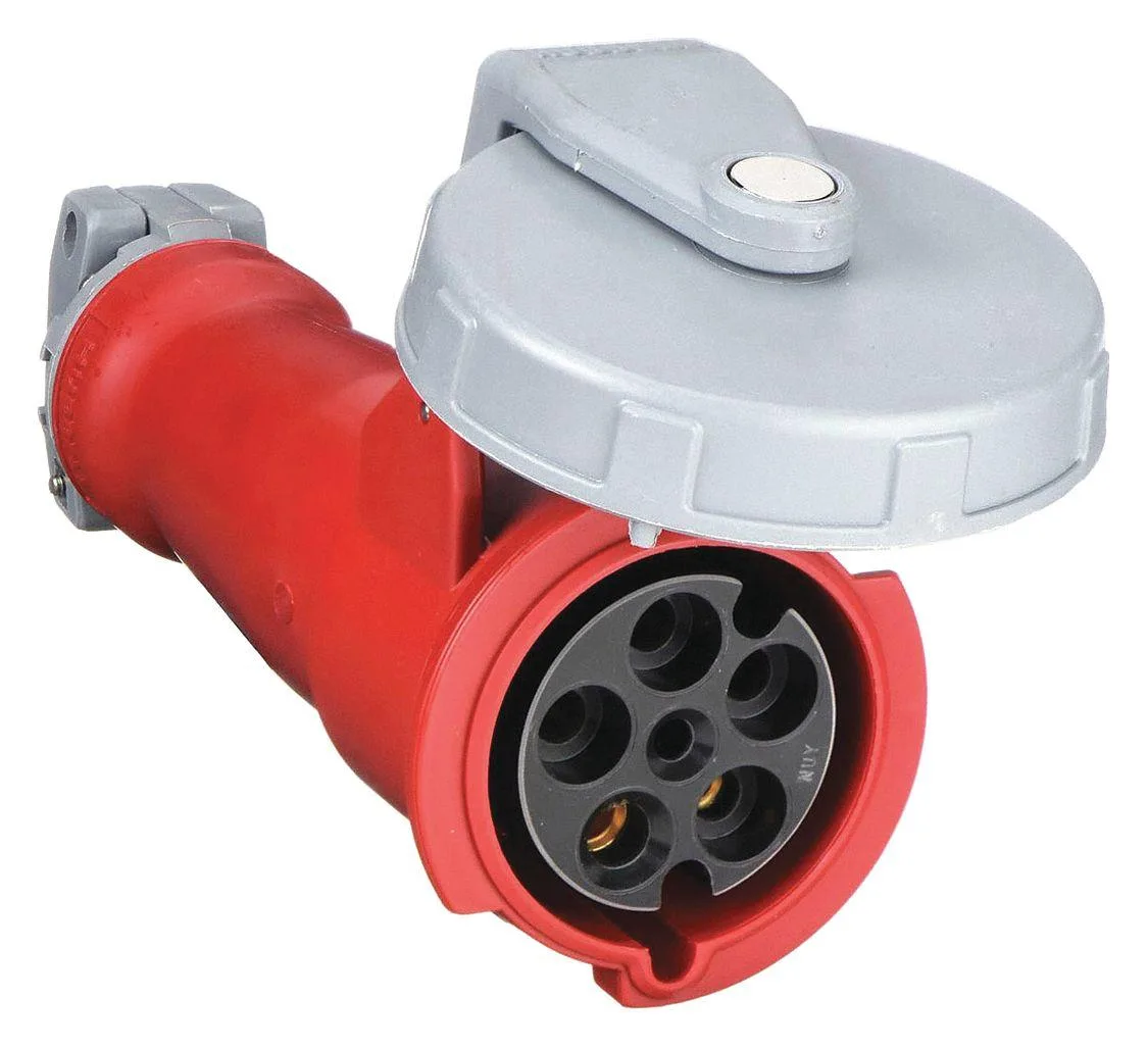 Hubbell Incorporated Hubbell Incorporated HBL560C7W Watertight Pin &amp; Sleeve Connector 60A — product photo