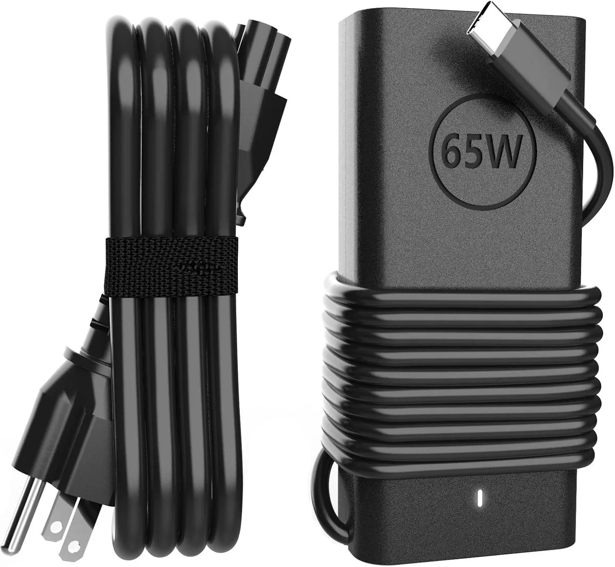 TOPRANK TOPRANK 65W USB-C Laptop Charger 45W Compatible Dell XPS Latitude Chromebook — product photo