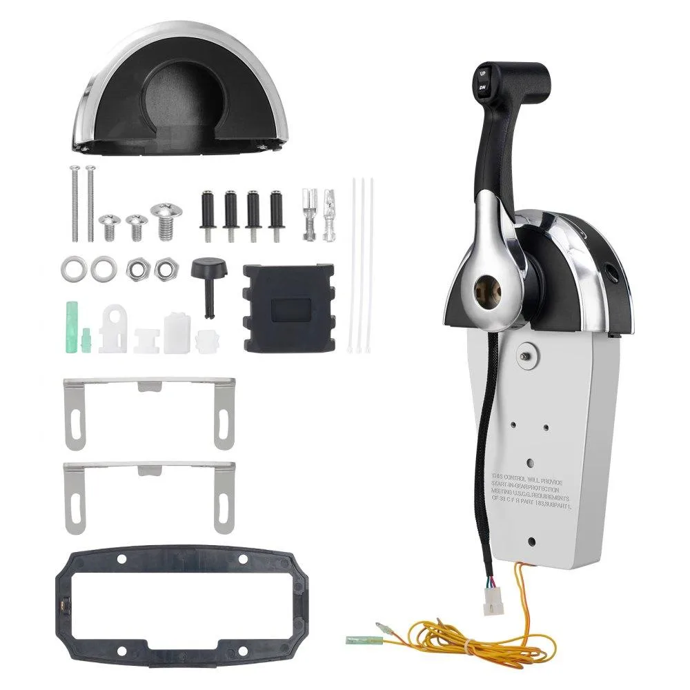 VEVOR VEVOR 8M0059686 Top-Mount Outboard Remote Control Box for Mercury PT 2-Stroke with Power Trim Switch — product photo