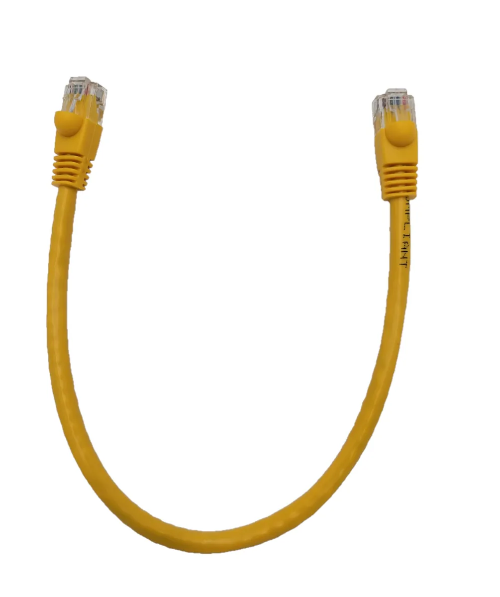 Micro Connectors Micro Connectors 1 ft Cat6 UTP RJ45 network ethernet cable Yellow — product photo