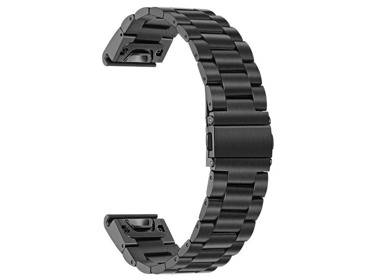 BONAEVER BONAEVER 22mm Stainless Steel Watch Band for Garmin Fenix 5/5 Plus, Forerunner 935/945 — product photo