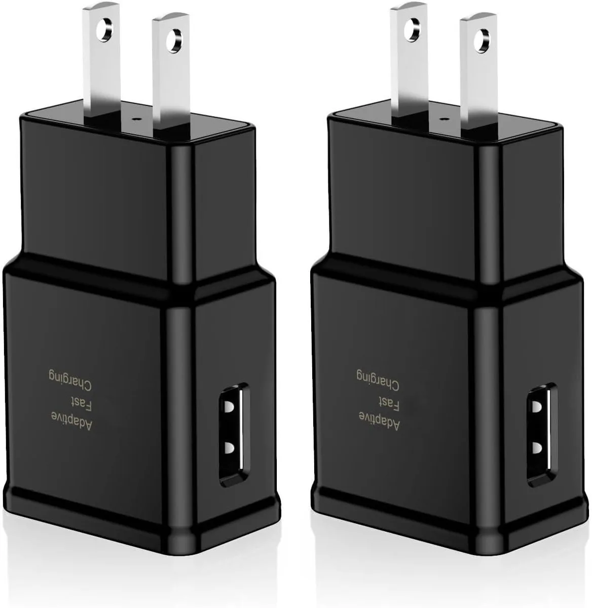 ONITOON ONITOON Adaptive Fast Charger 2 Pack Black 100-240V 9V 1.67A 5V 2.0A — product photo