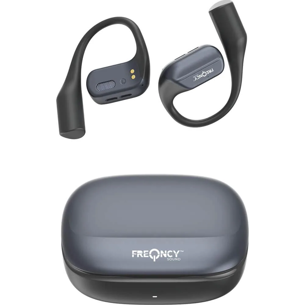 Freqncy Sound Freqncy Sound FQ1100BK Open-Ear True Wireless Earbuds Black — product photo