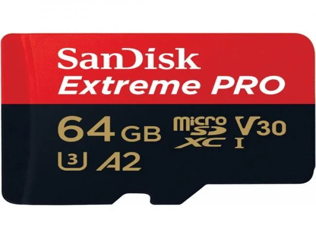 SanDisk SanDisk Extreme Pro microSDXC 64GB + SD Adapter — product photo