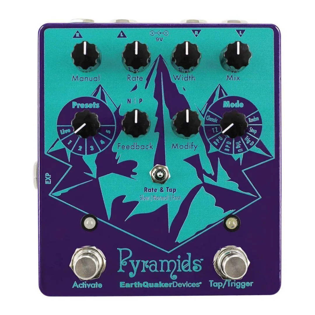 EarthQuaker Devices EarthQuaker Devices Pyramids Stereo Flanging Device Guitar Pedal — product photo