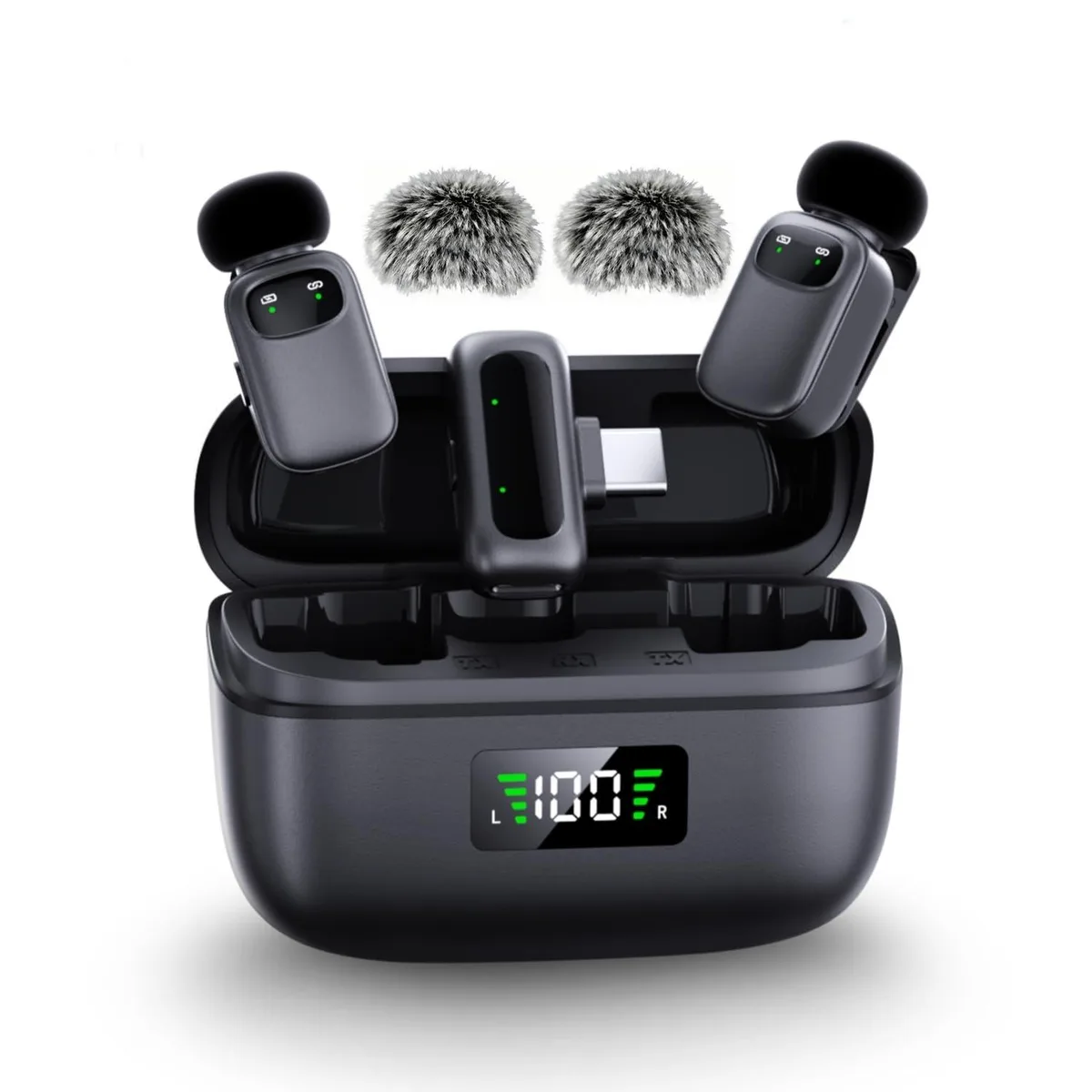  METTOMUS T1 MINI Wireless Lavalier Microphone 30H .082kg — product photo