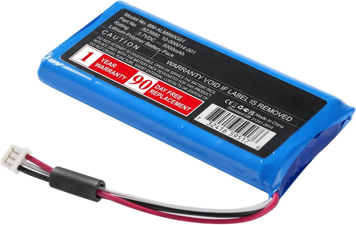 PISKEKAT PISKEKAT replacement battery for 2GIG GC3 Panel, GC3e Panel, SP1-GC3 — product photo