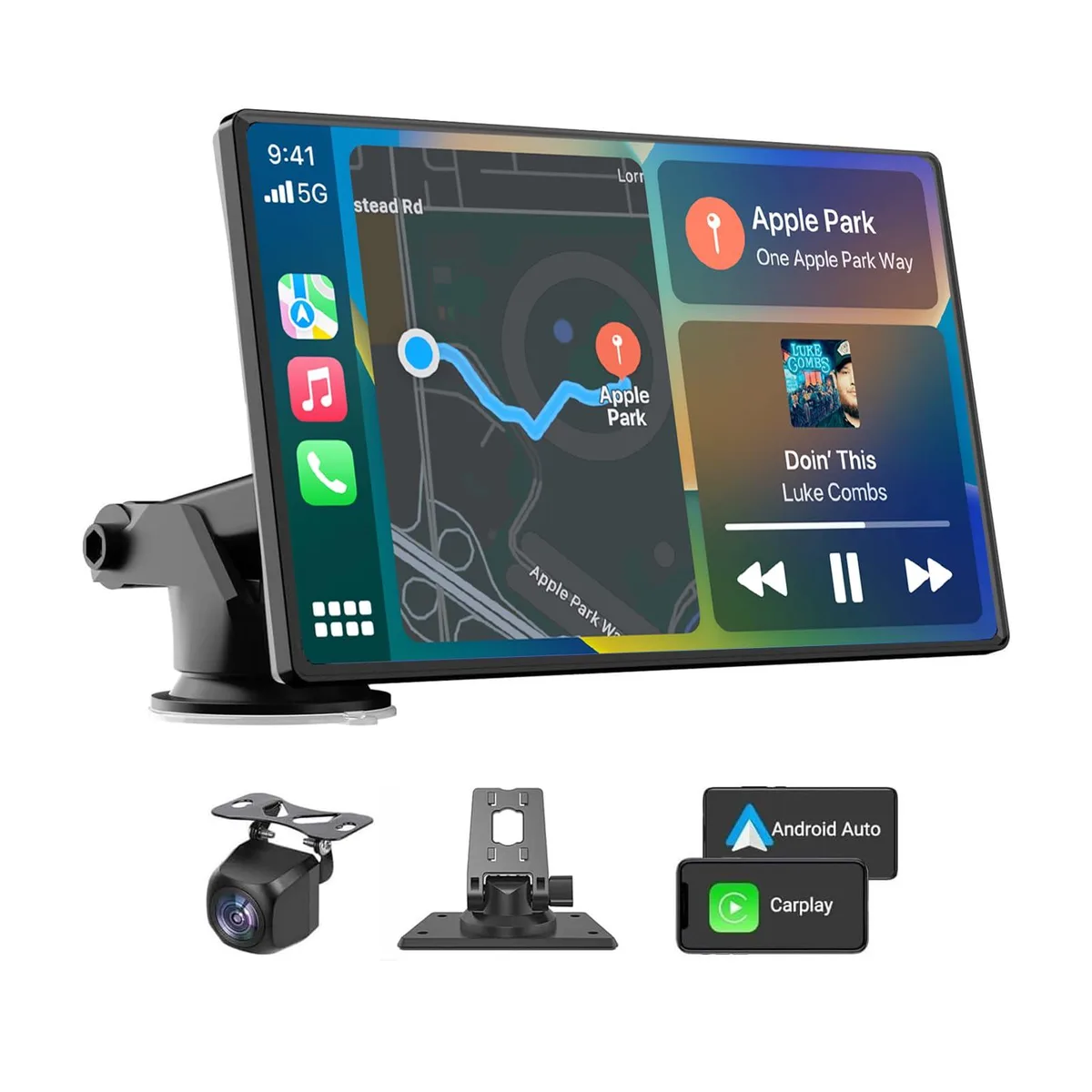 Carplay-2026 mobile video 7" HD Carplay Android Auto — product photo