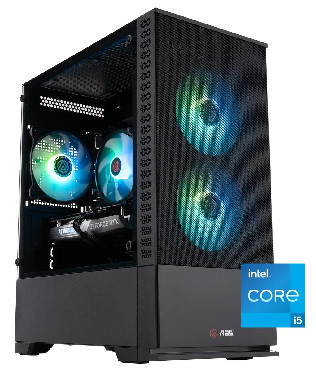 ABS ABS Cyclone Aqua CA13400F40604 gaming PC i5-13400F RTX 4060 32GB DDR4 1TB NVMe — product photo