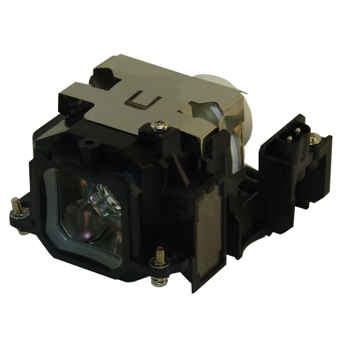 Panasonic ET-LAB2-A projector lamp module in black housing