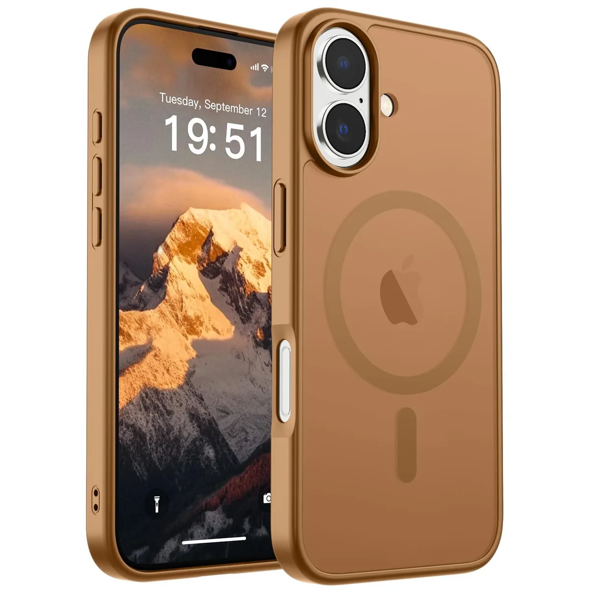 KEHIPI KEHIPI iPhone 17 Case Magnetic MagSafe 10ft Drop Brown — product photo