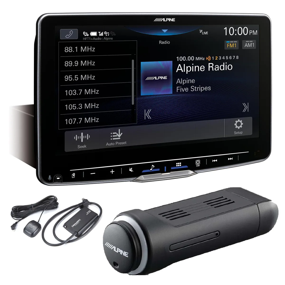 Alpine Alpine ILX-F511 Halo11 11" Receiver with KTX-NS01 &amp; SXV300v1 — product photo