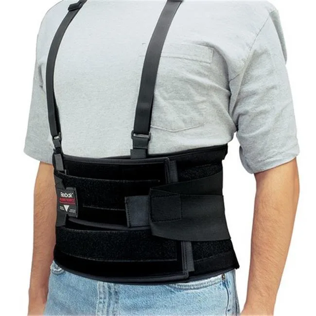 Allegro Allegro 7115-03 Back Support with Suspenders Black L — product photo