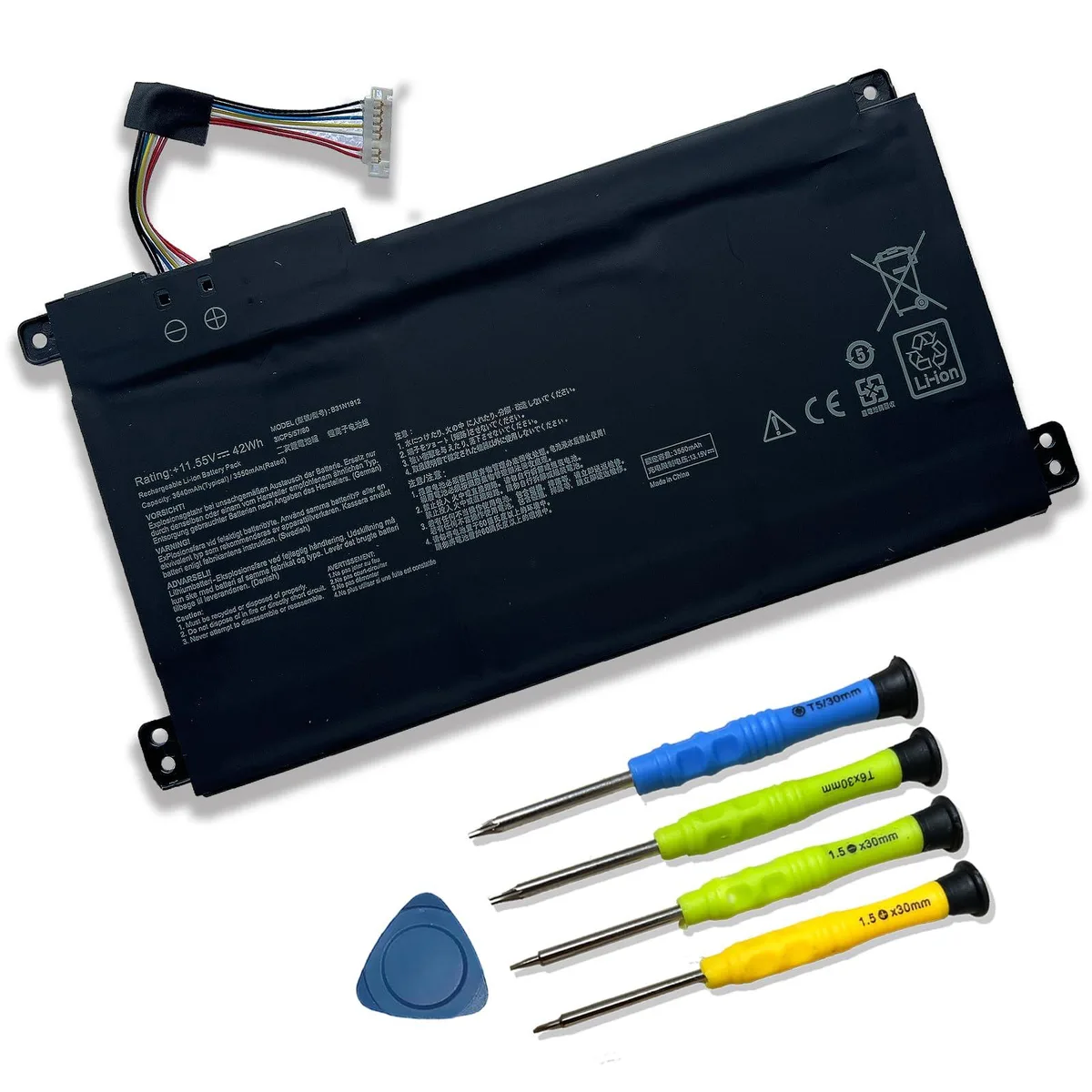  2-Power B31N1912 11.55V 42Wh laptop battery — product photo