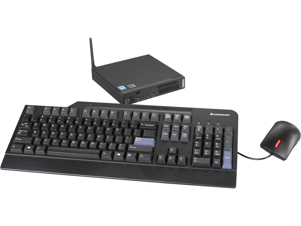 Lenovo Lenovo 4004H1U ThinkCentre M72e desktop PC i3-3220T 4GB DDR3 500GB HDD 10.4" Win 7 Pro — product photo