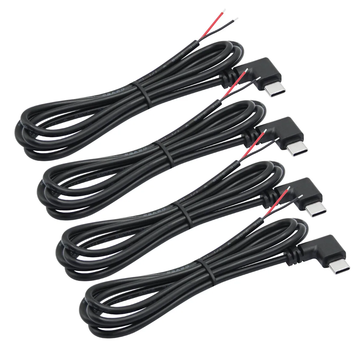 Vszerda Vszerda MA-61 90° USB C to 2-pin bare wire .4 ft 22AWG — product photo