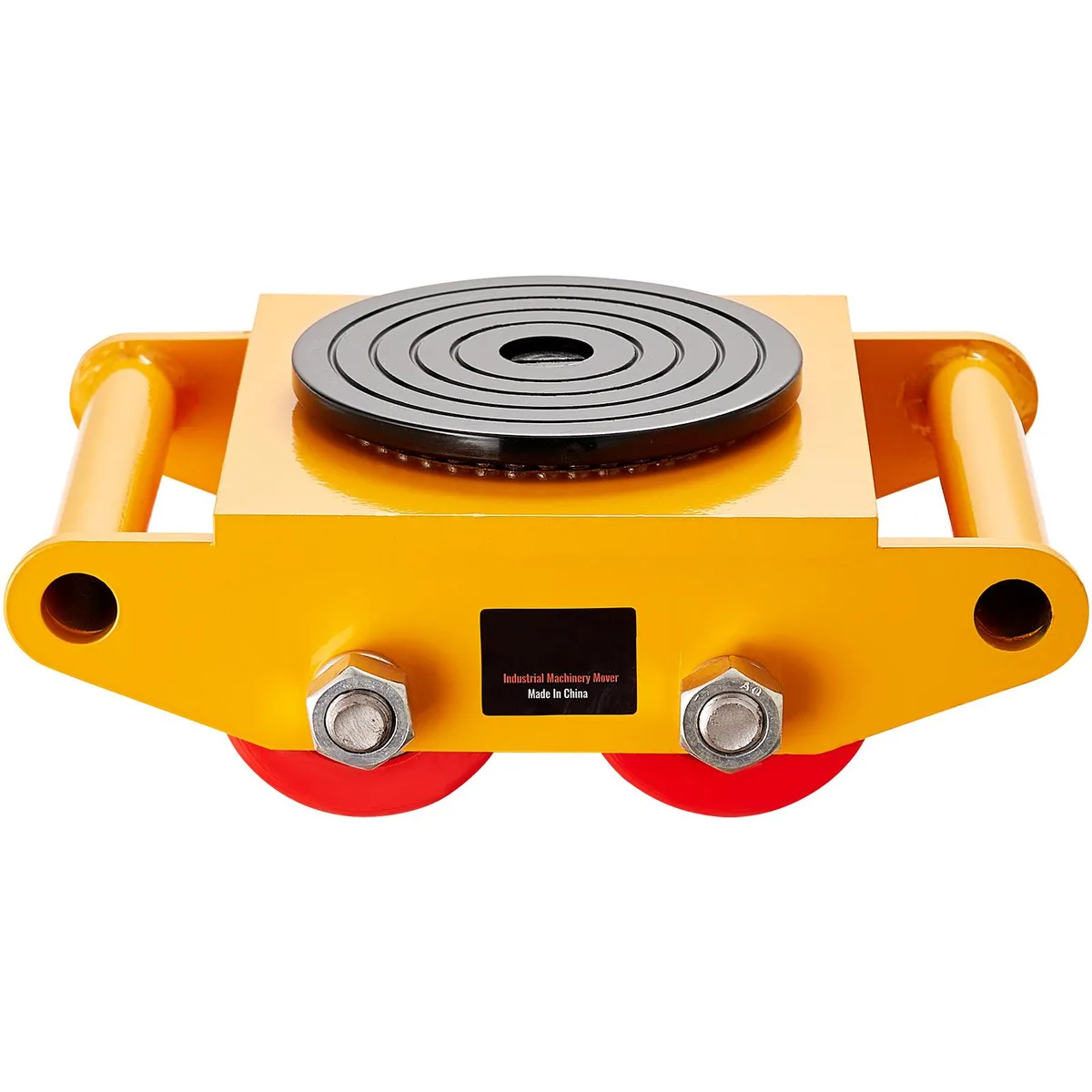 VEVOR VEVOR Machinery Skate Dolly 4PCS 17637LBS 8T Carbon Steel 4 PU Wheels 360° Rotation — product photo