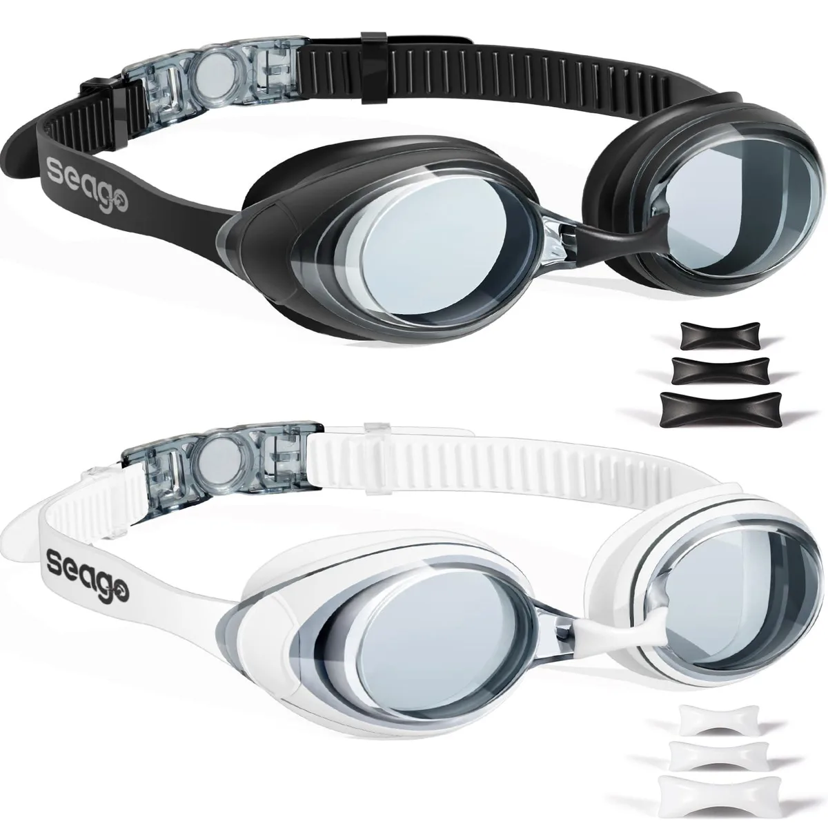  Seago Swimming Goggles 2 Pack Blue 24 — product photo