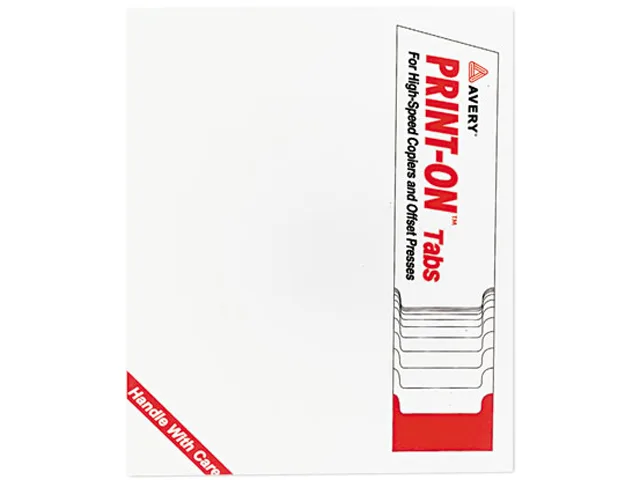 Avery Avery 20416 Print-On Index Dividers 150 Tabs White 8.50 x 11.00 3-Hole — product photo