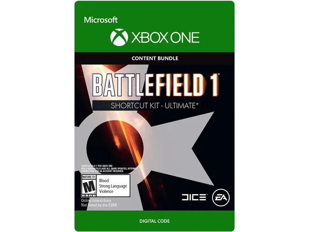 Electronic Arts Electronic Arts 7D4-00161 Battlefield 1 Shortcut Kit Ultimate Bundle downloadable game — product photo
