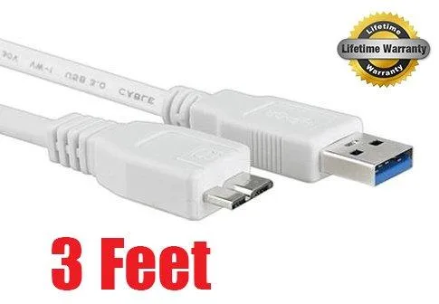 iMBAPrice iMBAPrice USB 3.0 A to Micro B Cable White 3ft — product photo