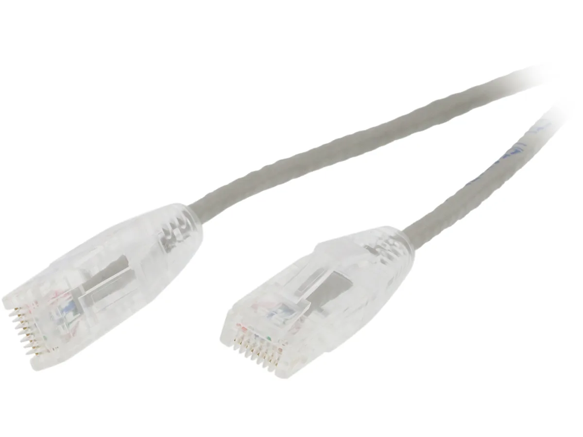 Nippon Labs Nippon Labs SLCAT6-28-6GY network ethernet cable Cat 6 28 AWG 6 ft Gray — product photo