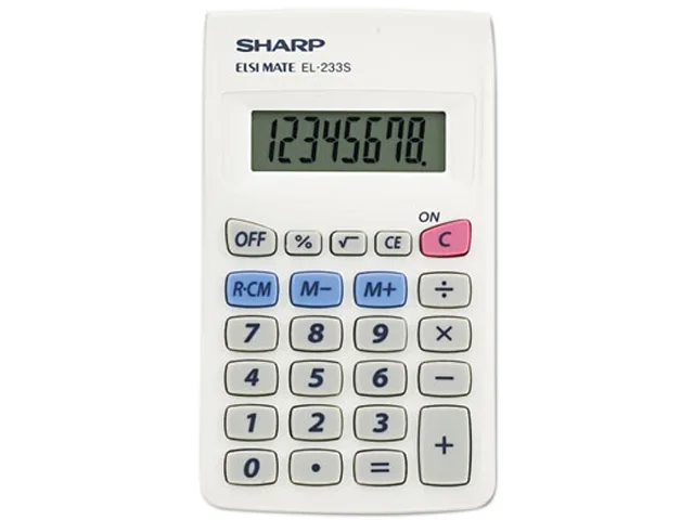 Sharp Sharp EL233SB 8-Digit LCD Pocket Calculator — product photo