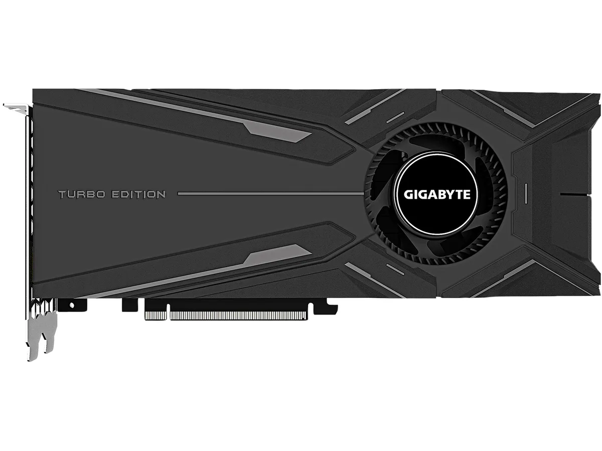 GIGABYTE GIGABYTE GV-N208STURBO-8GC GeForce RTX 2080 SUPER graphics card — product photo