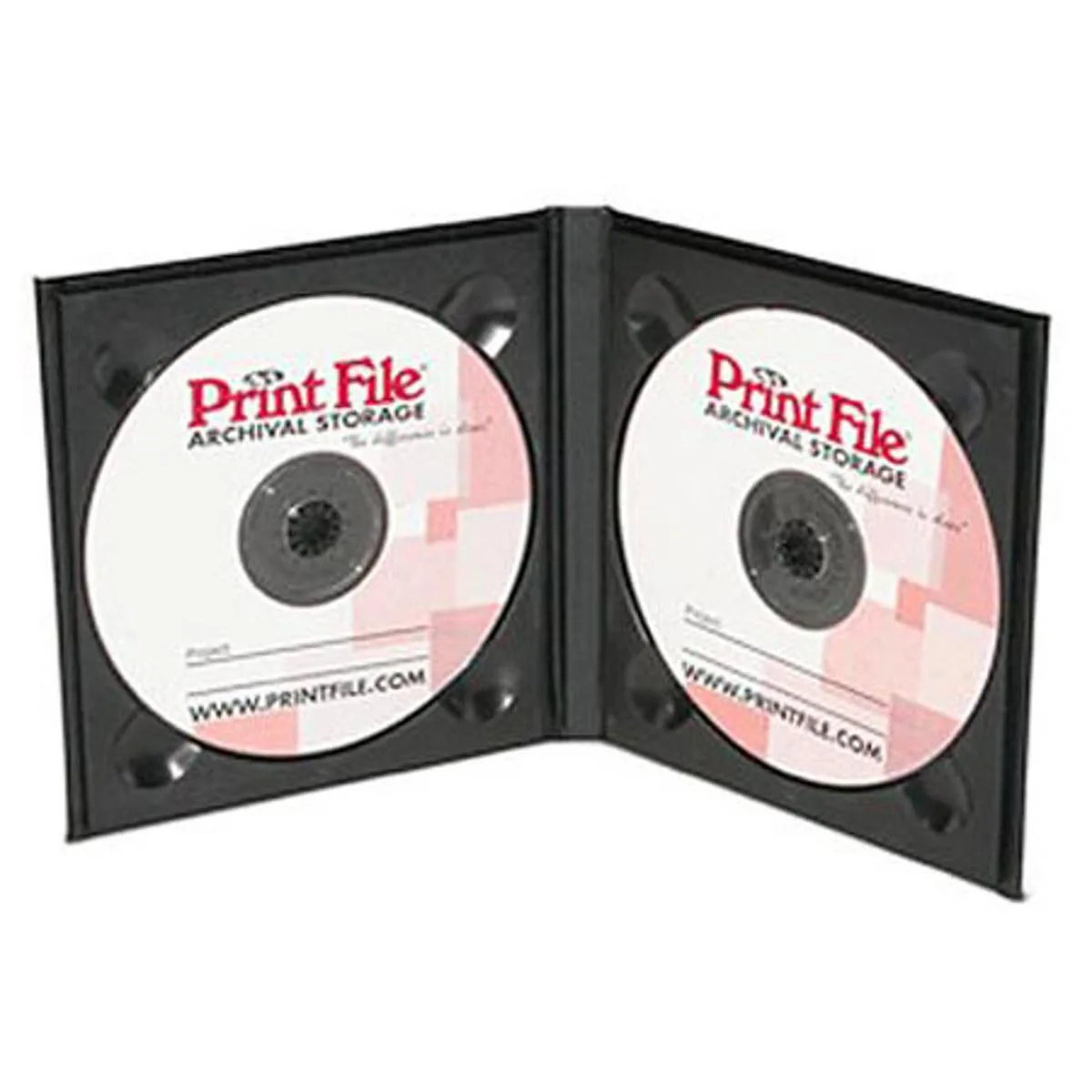 Print File Print File CD/DVD Black Double Folio 2750220 — product photo