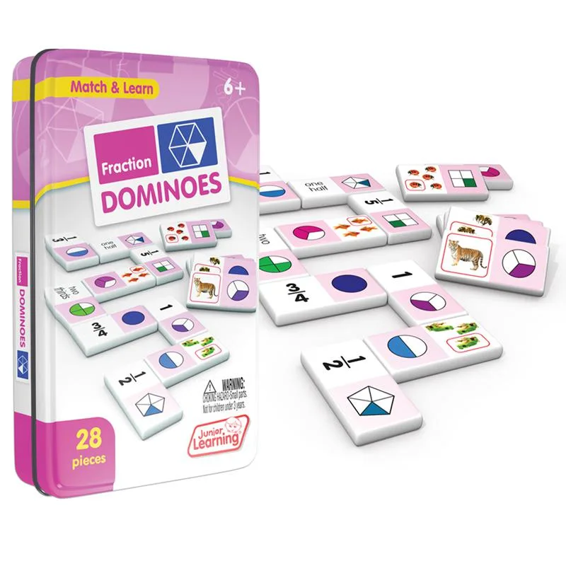 Junior Learning Junior Learning Fractions Dominoes 28-piece set — product photo
