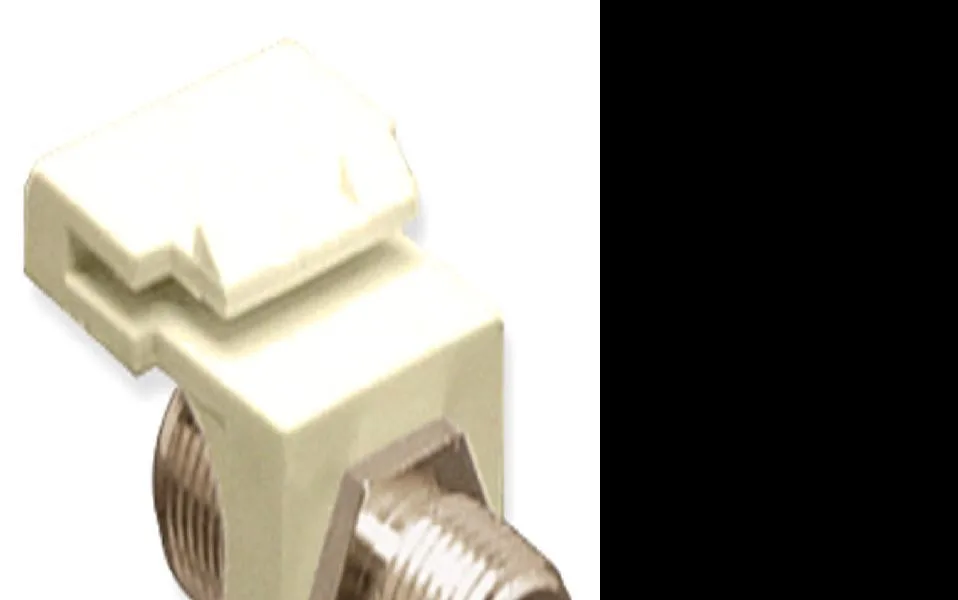 ICC ICC IC107B5FWH F-Type Module Nickel Plated White — product photo
