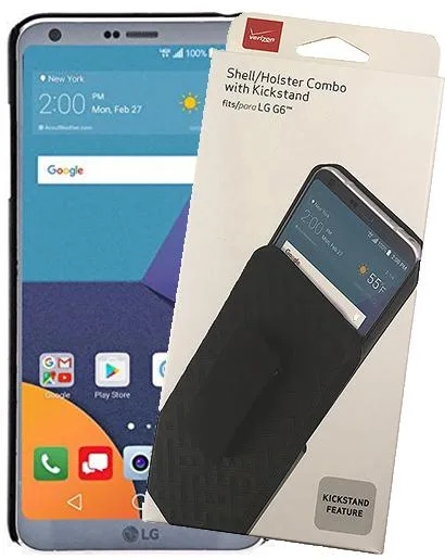 Verizon Verizon Shell/Holster Combo with Kickstand for LG G6, G6 Plus — product photo