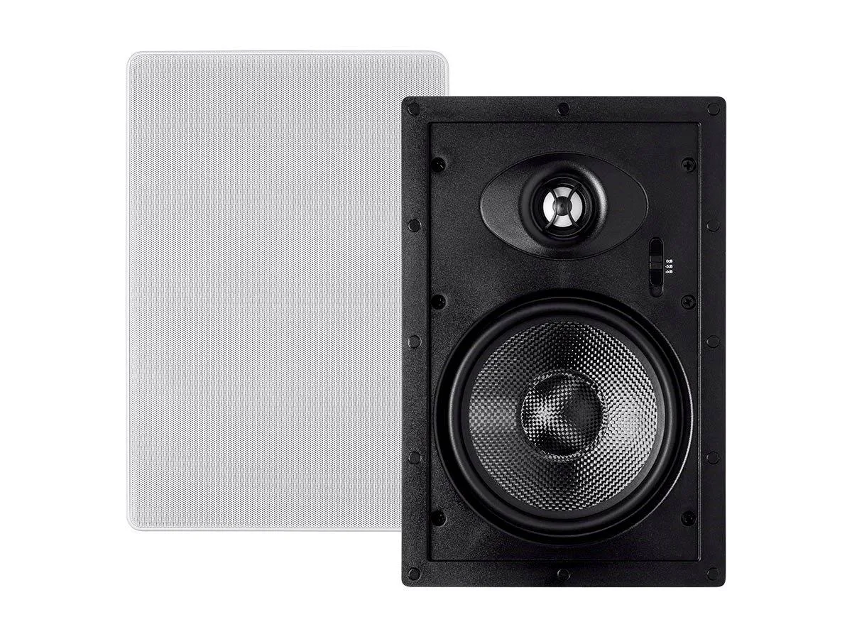 Monoprice Inc. Monoprice Inc. 113618 6.5in Carbon Fiber In-Wall Speaker Pair — product photo