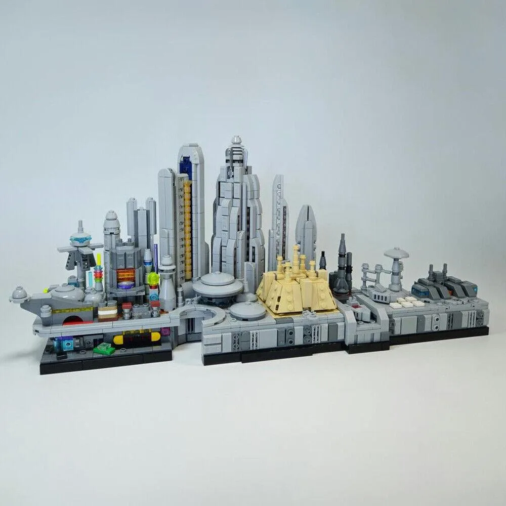 ZITIANYOUBUILD ZITIANYOUBUILD MOC-159740 Architecture Skyline 16 Locations 1724 Parts — product photo