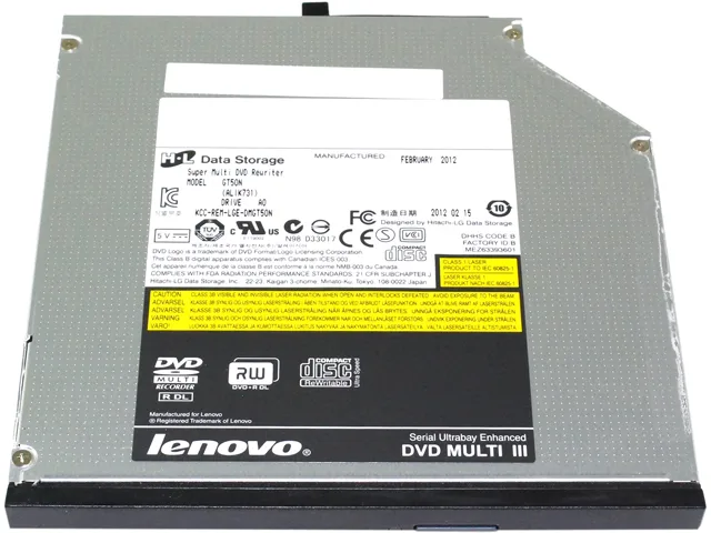 Lenovo Lenovo 75Y5115 Black DVD Burner — product photo